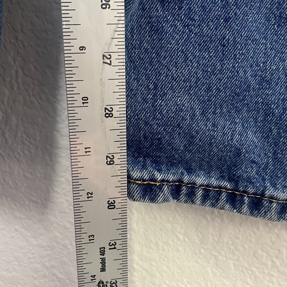 Levi's 550 Jeans Mens 48x30 Blue Denim Cotton Stretch Medium Wash Relaxed Fit - Picture 14 of 16